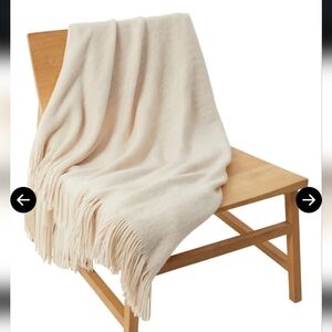 Upwest Oatmeal Throw Blanket